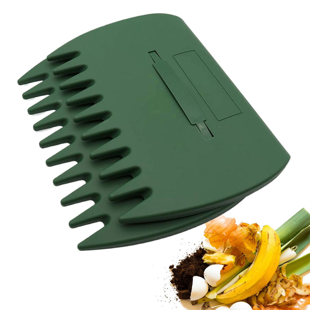 Pair of Leaf Grass Scoops Hand Pickup Garden Rakes