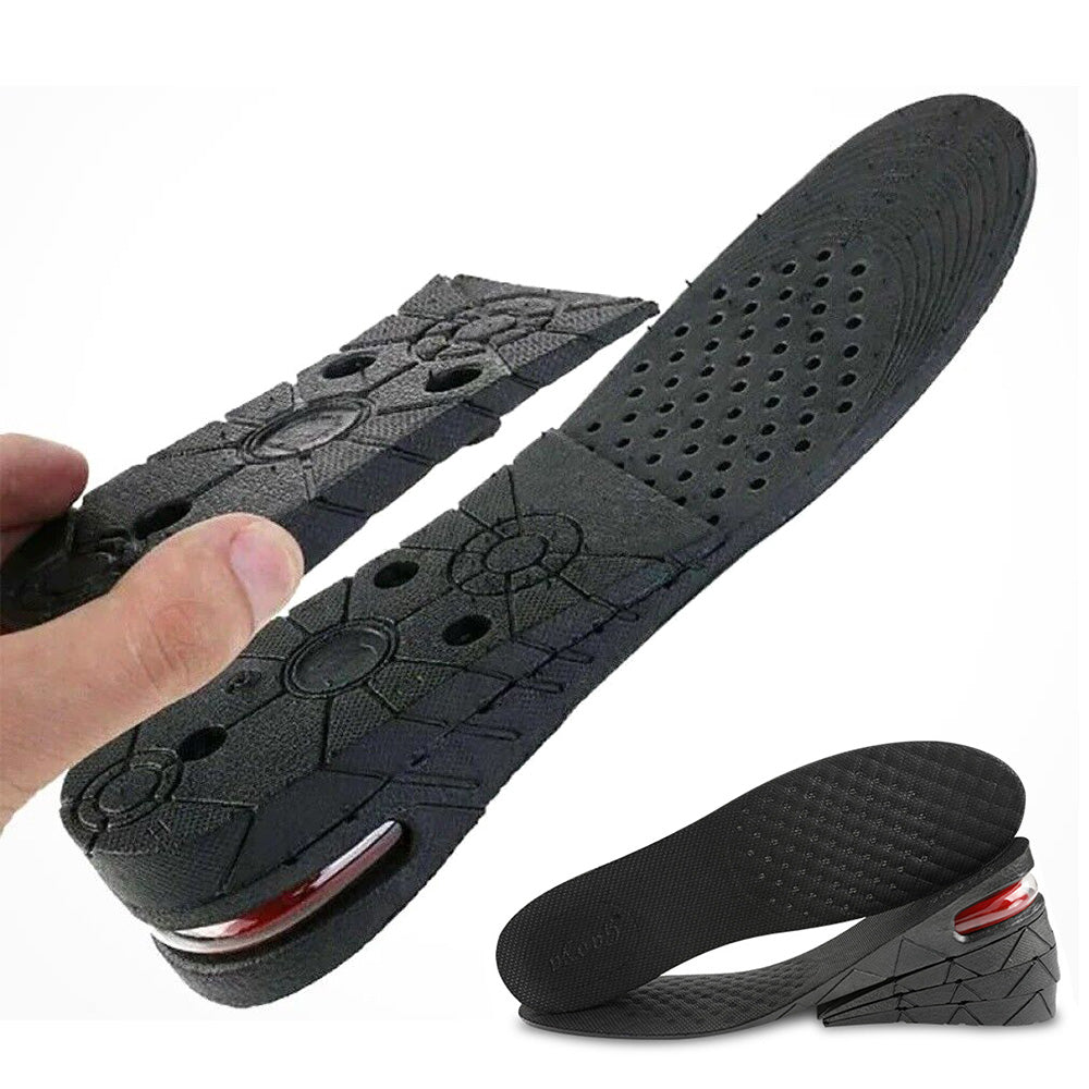 Height Increase Insoles Air Taller Cushion 1 Pair 4-Layer Heel Insert Insoles