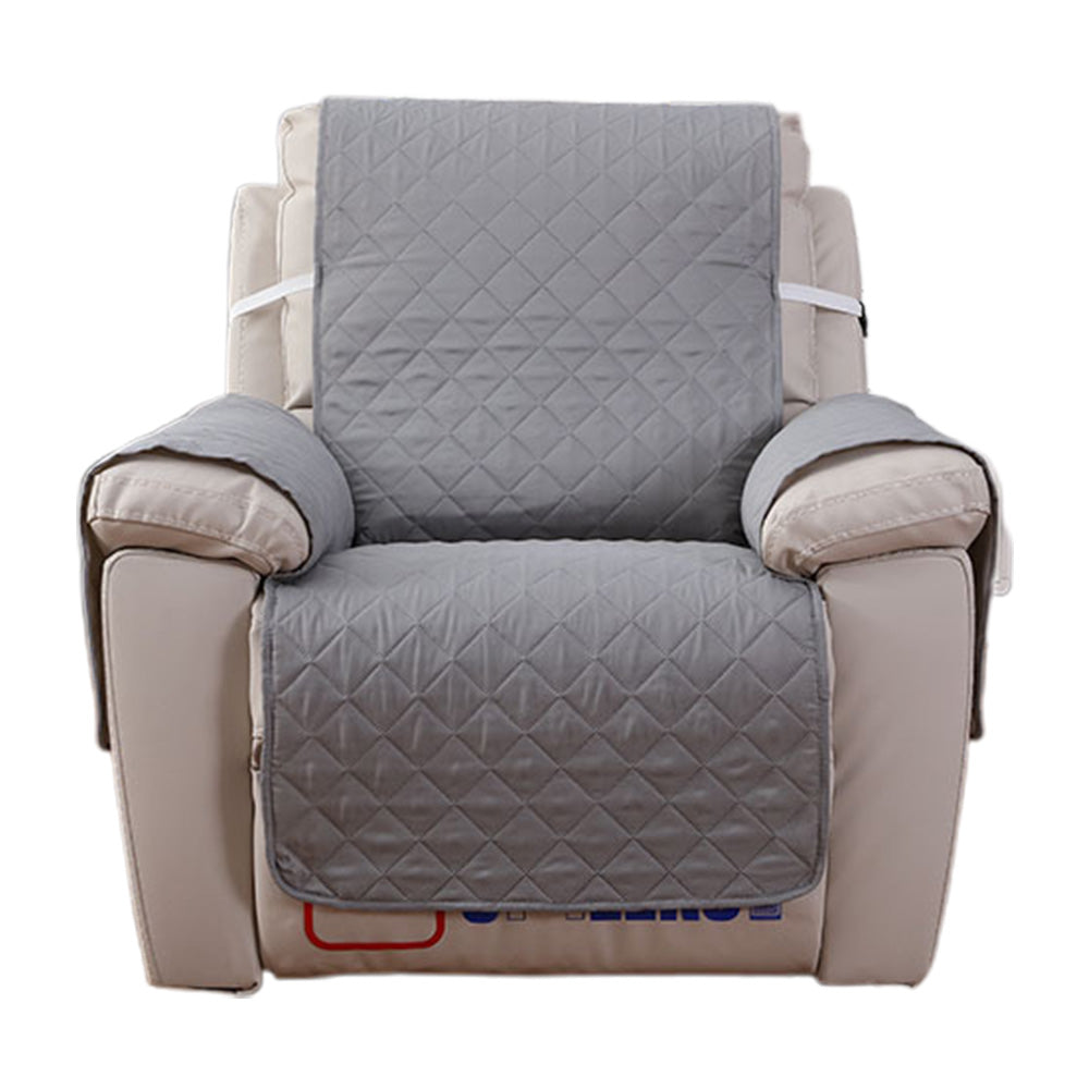 Recliner Chair Slipcover Water Resistant Couch Cover Furniture Protector with Elastic Straps
