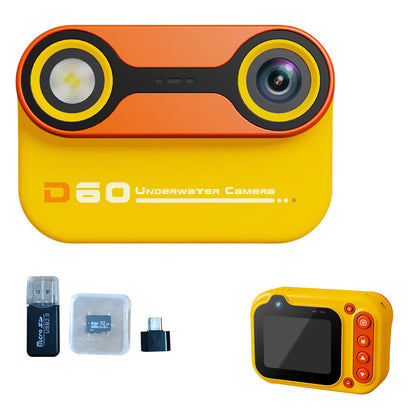 Digital Underwater Dual-Screen Camera Water-Resistant HD Swimming Camera