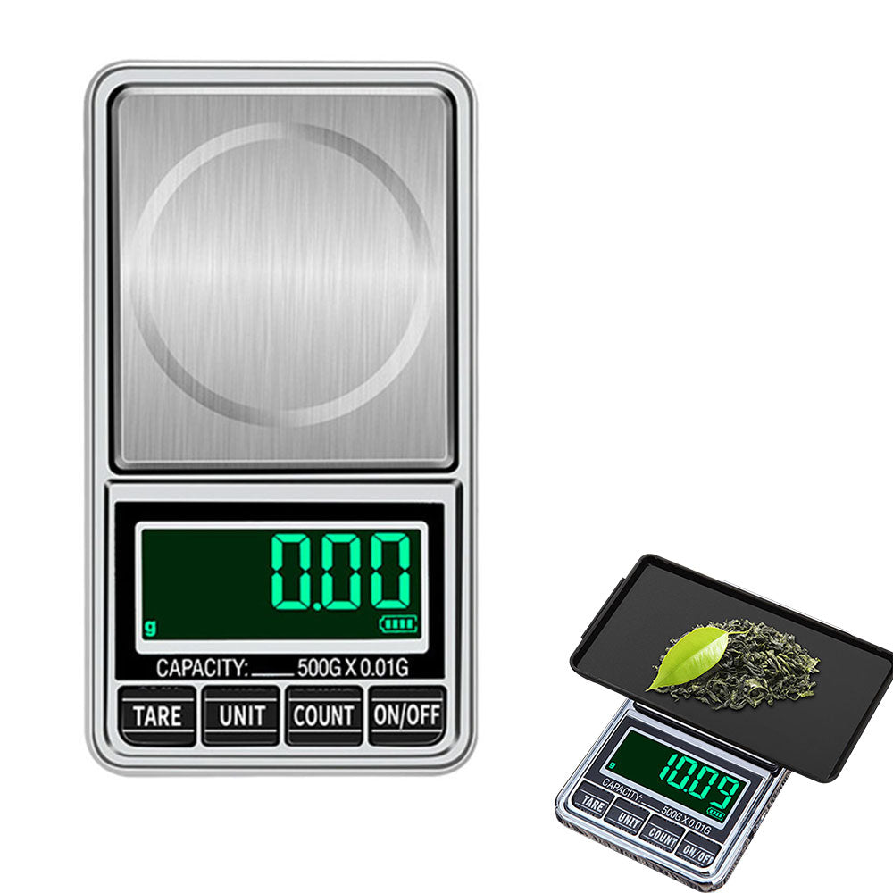 Stainless Steel Mini Pocket Digital Scale 500g/0.1g Portable Pocket Electronic Scale