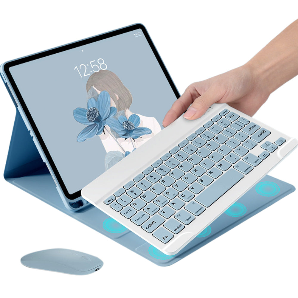 Bluetooth Keyboard Case with Mouse for iPad 11th 2025 and 10th Gen 10.9 Inch