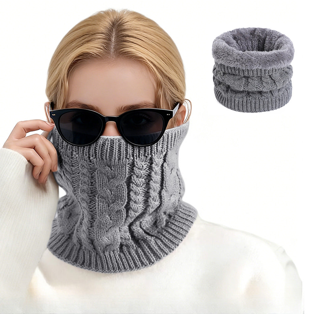 Winter Neck Gaiter Fleece Thick Neck Warmer Cover Ski Gaiters for Men Women