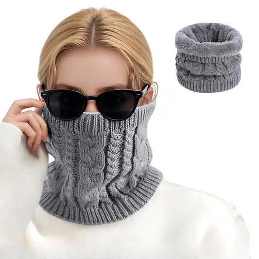 Winter Neck Gaiter Fleece Thick Neck Warmer Cover Ski Gaiters for Men Women
