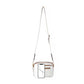 Small PU Crossbody Bag for Women Color-Block Shoulder Bag