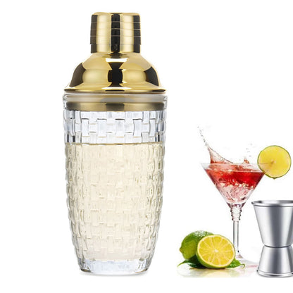 Glass Cocktail Shaker Leakproof Drinks Shaker Ice Shaker Home or Bar Use