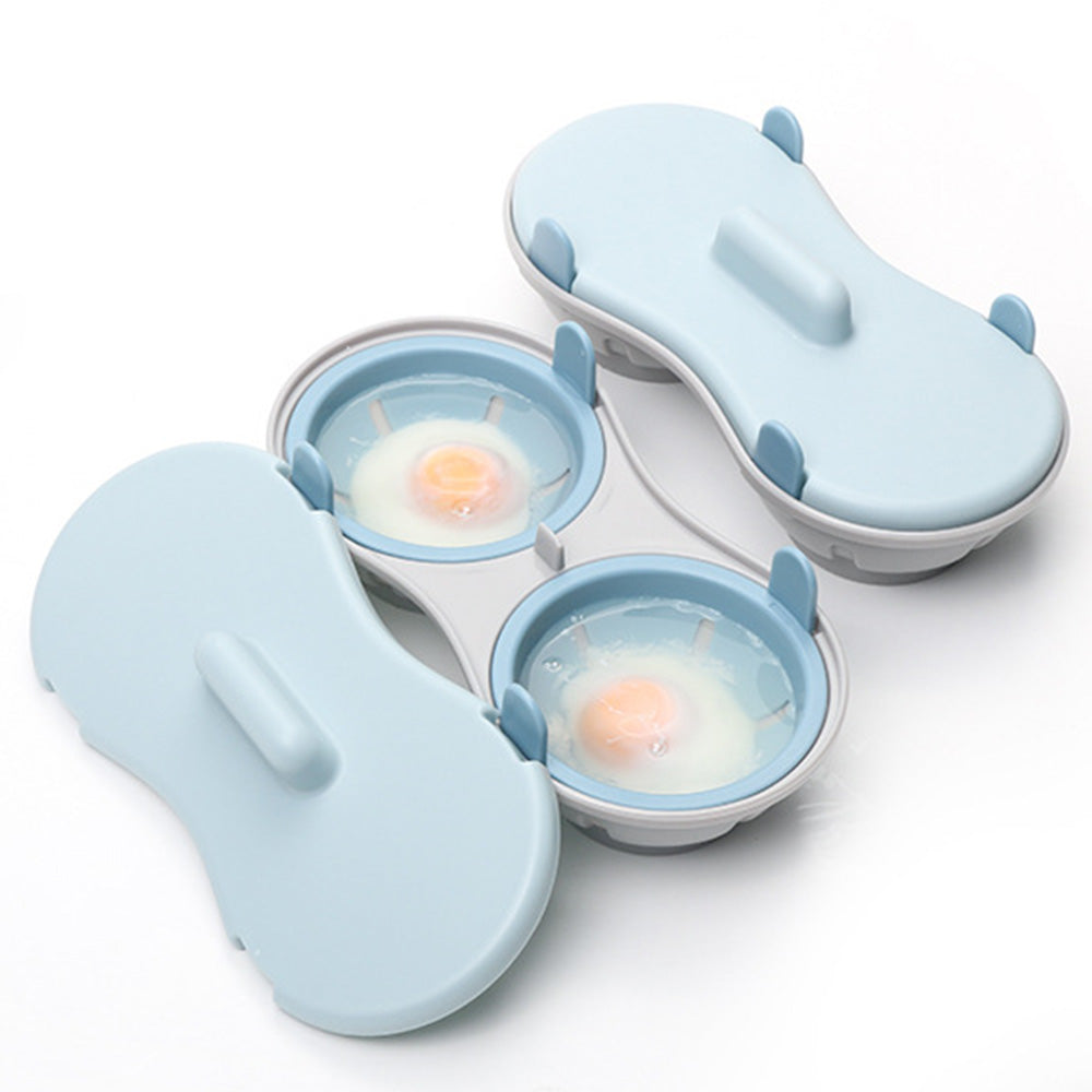 Double Layer Microwave Egg Cooker and Poached Egg Steamer