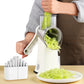 Kitchen Vegetable Fruit Slicer Cutter Shredder Food Manual Rotary Grater Chopper