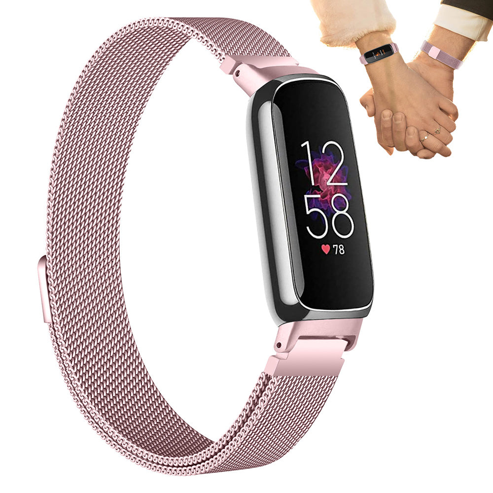 Replacement Band for Fitbit Inspire 3 Bands Women Men Stainless Steel Adjustable Straps