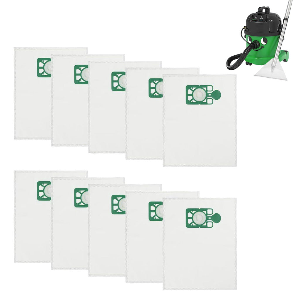 10 Pack Vacuum Dust Bags Compatible with Numatic Henry Hetty Harry HVR200