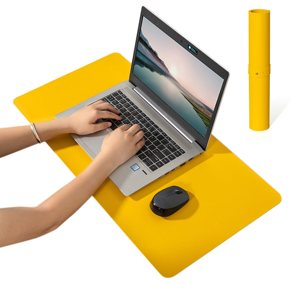 Large PU Leather Desk Mat Waterproof Non Slip Mouse Pad for Office Home