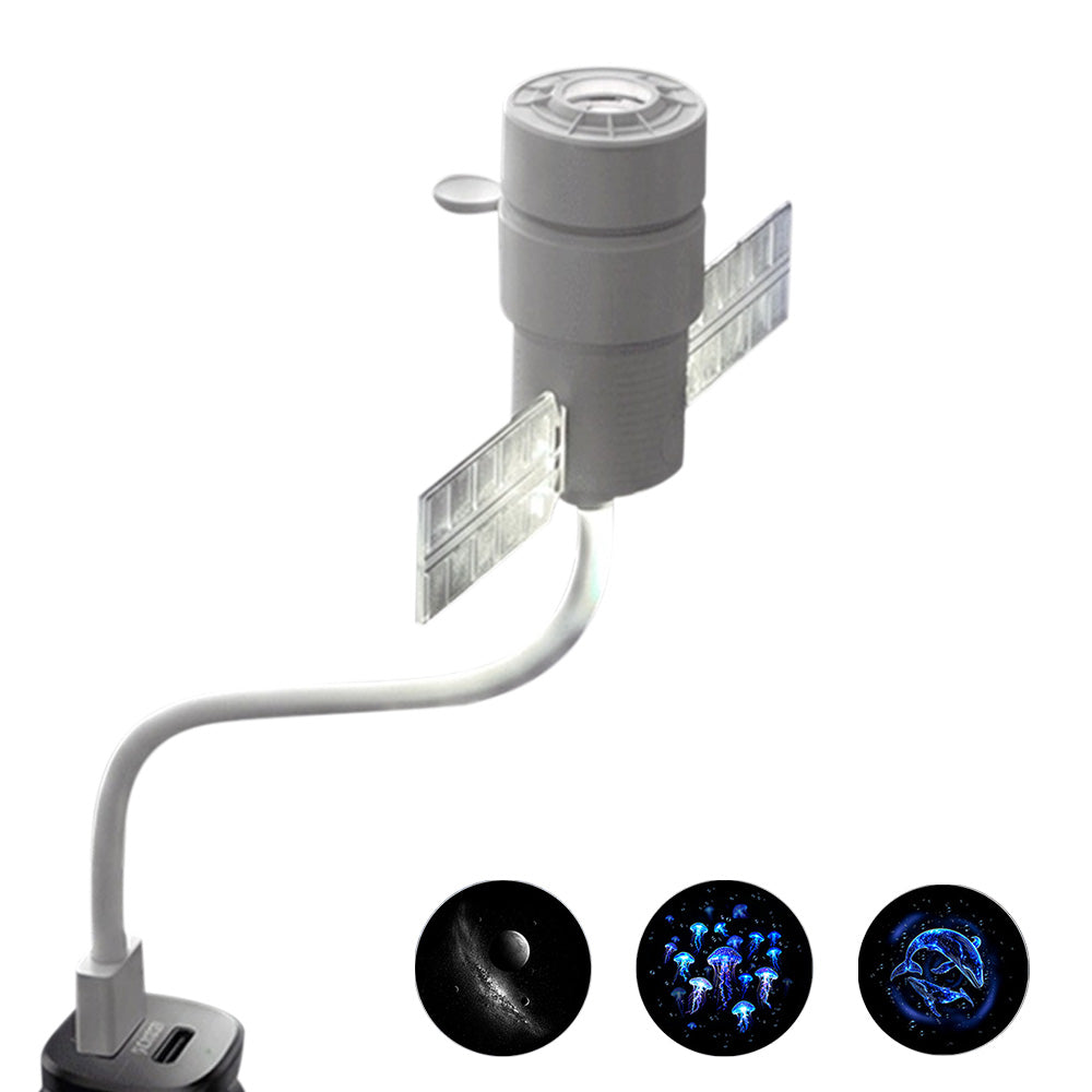 Galaxy Projector Night Light with 3 Modes and Timer Adjustable USB Night Light for Home Car