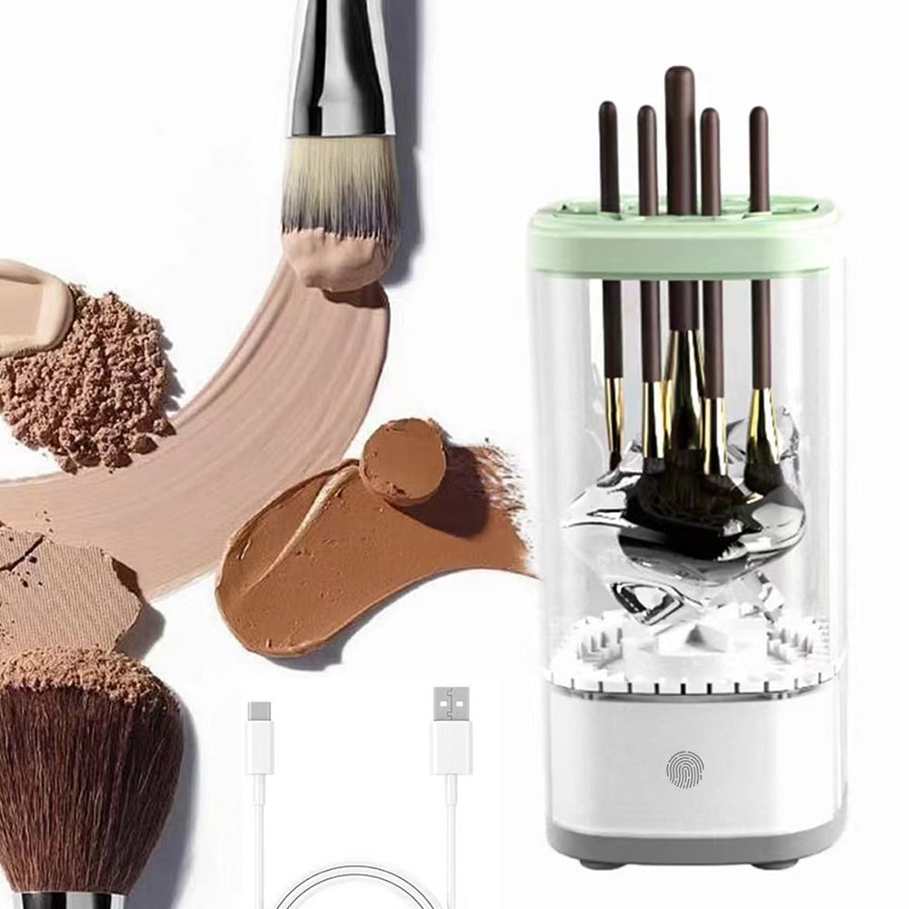 Electric Makeup Brush Cleaner and Dryer Machine Automatic Brush Fast Cleaning Tool