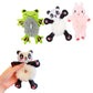 3Pcs Cute Animal Scrunchies Plush Hair Bands