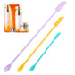 3Pcs Mini Spatula Silicone Spatula Set for Cosmetic Bottle and Kitchen Jar