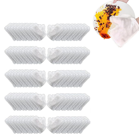 100Pcs Multi-Purpose Washable Reusable Dust Removal Microfiber Gloves