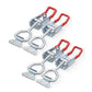 4 PCS Toggle Latch Quick Release Over Centre Latch Zinc Plated Iron for Door Window Cabinet