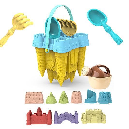 14Pcs Beach Toys Sand Castle Toys For Beach Sand Bucket And Shovels Set