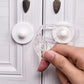 4Pcs Self-Adhesive Kids Home Security Cabinet Door Locks