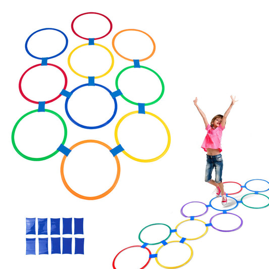 Hopscotch Game Ring Set with 38CM Hoop