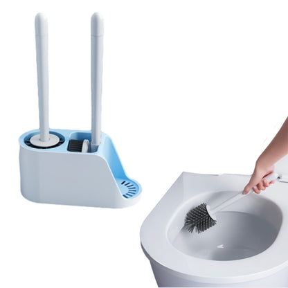 Soft TPR Toilet Brush Set for Bathroom Cleaning