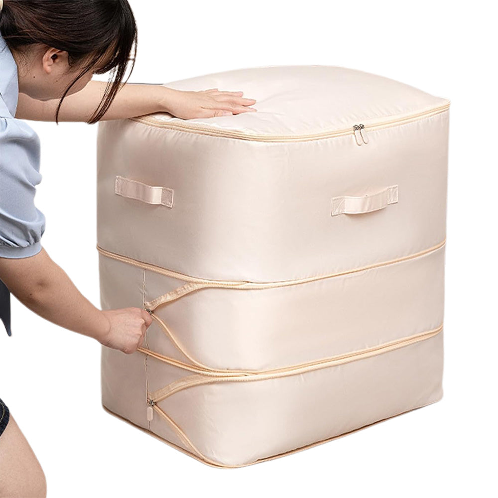 3 Layer Ultra Space Saving Self Compression Organizer Heavy Duty Moving Storage Bag