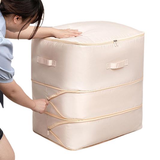 3 Layer Ultra Space Saving Self Compression Organizer Heavy Duty Moving Storage Bag