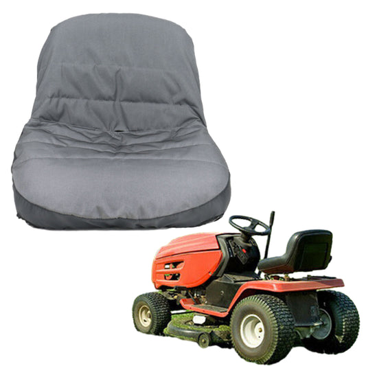600D Oxford Lawn Mower Tractor Truck Seat Cover with Padding and Back Pockets