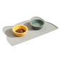 Thick Silicone Non Slip Pet Feeding Mat with Raised Spill Edge