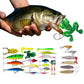 24 Days Christmas Countdown Fish Tackle Set Christmas Advent Calendar Fishing Lures Set