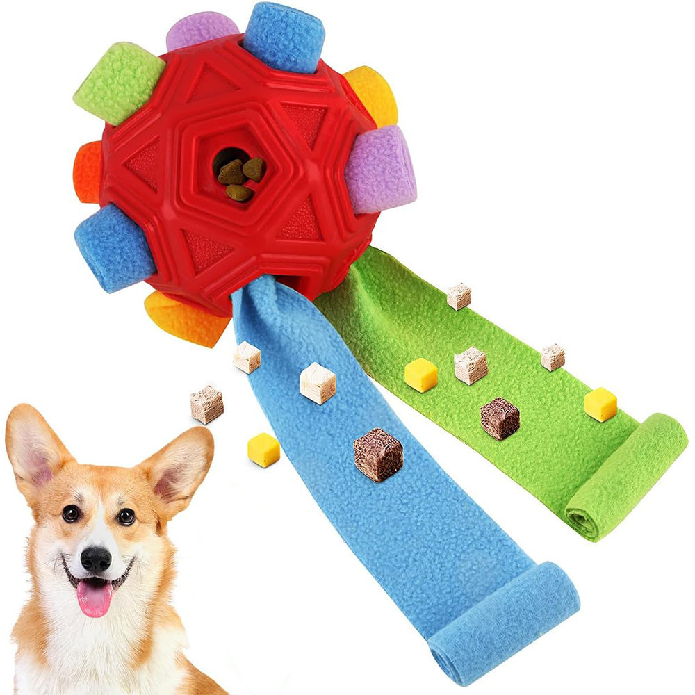 Dog Snuffle Ball Slow Feeder Puzzle Toy for Treats