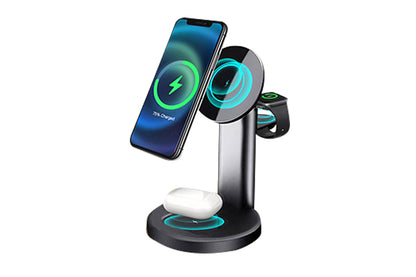 3-in-1 Magnetic Wireless MagSecurity Charging Station