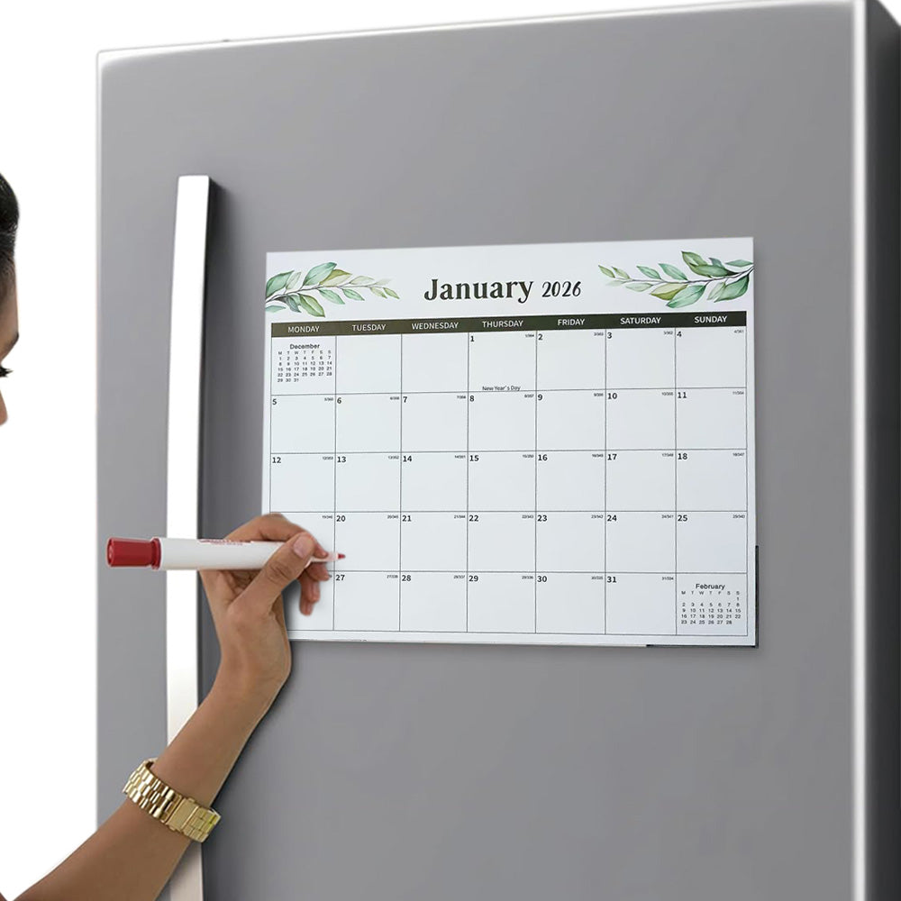 18-Month Planner Calendar for Fridge