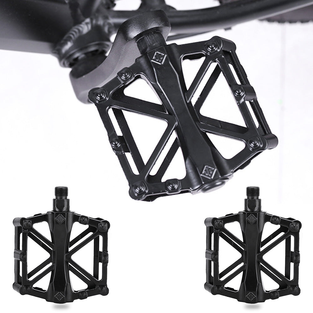 Antiskid Aluminum Alloy Bike Pedals Wide Platform Lightweight Bicycle Pedals for MTB Road Bikes