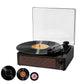 Portable Retro Bluetooth Vintage Vinyl Record Player with Speakers