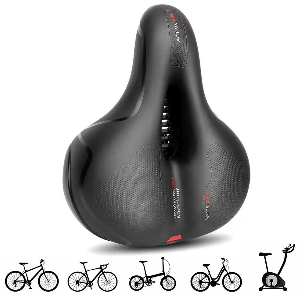 Air Cushion Shock Absorbing Mountain Bike Saddle Seat