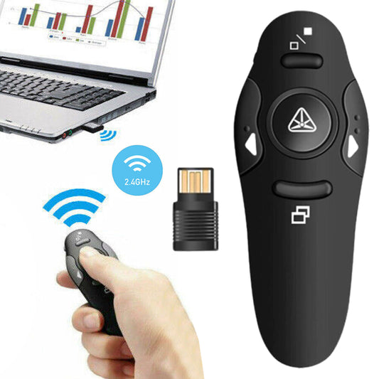 Wireless PowerPoint Presenter Mouse Clicker Laser Pointer