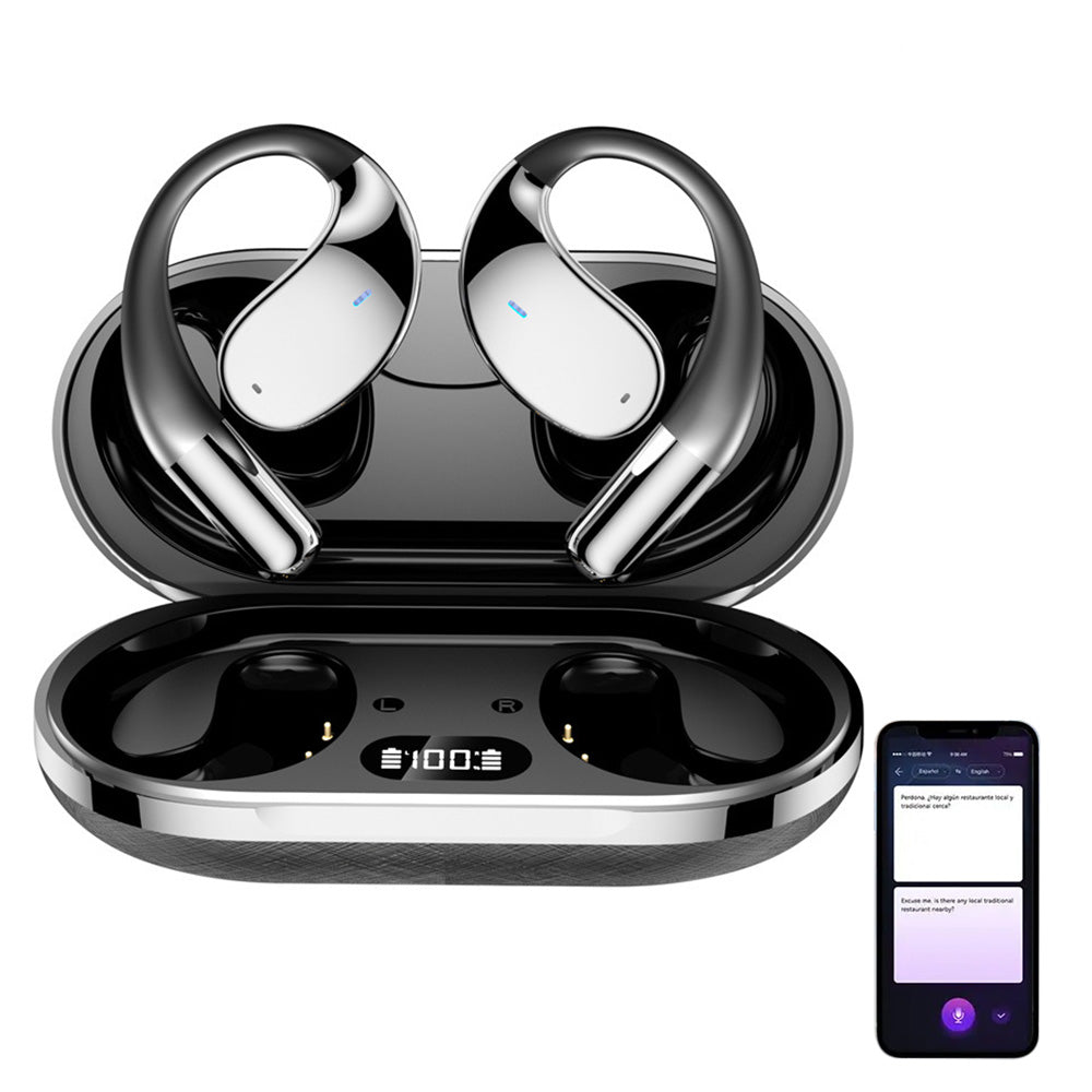 115-Language AI Translator Bluetooth Earbuds with Charging Case