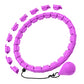 Weighted Hoola Circle Hoop 32 Section Smart Hula Thin Waist Fitness Weight with Rollers