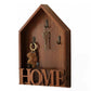 Vintage Key Holder Wall Mount with 3 Metal Hooks Key Rack for Entryway Living Room