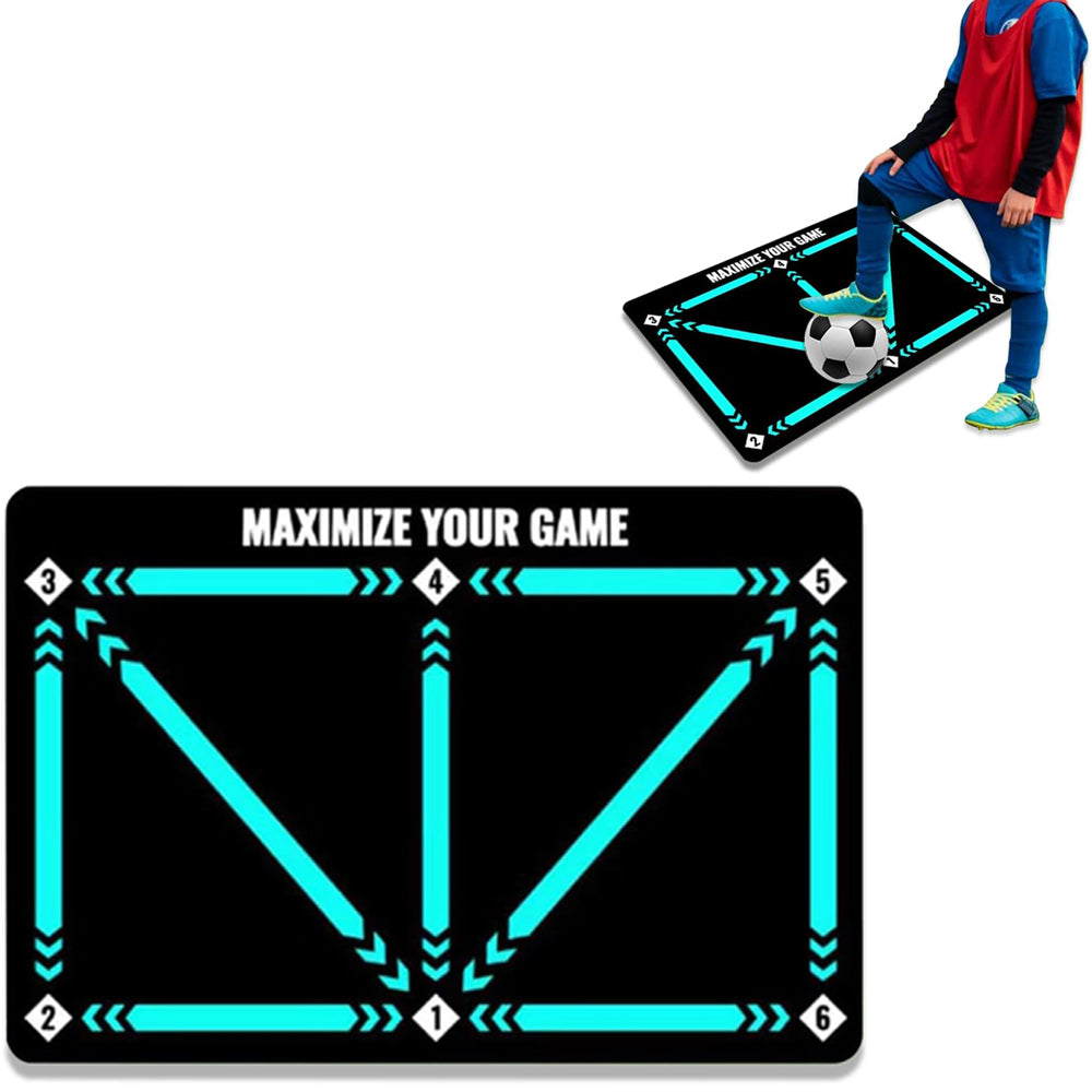 Anti-Slip Football Footstep Training Mat