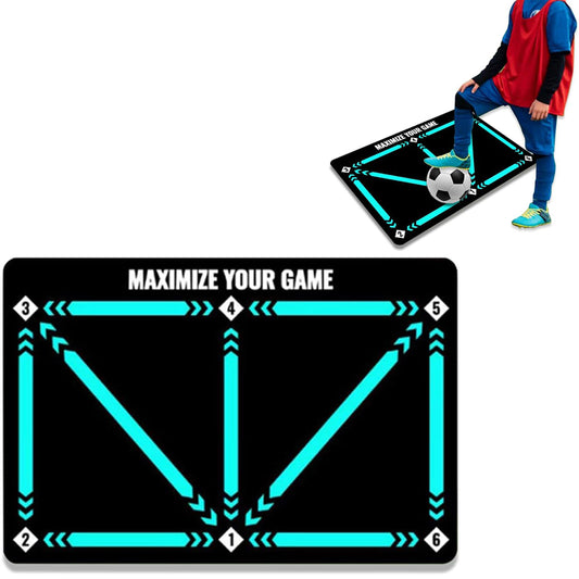Anti-Slip Football Footstep Training Mat