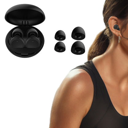 Soft Silicone Noise Reduction Reusable Earplugs for Study Sleep