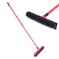 Rubber Broom For Pet Dog Cat Hair Sweeper Squeegee Windows Car Long Handle