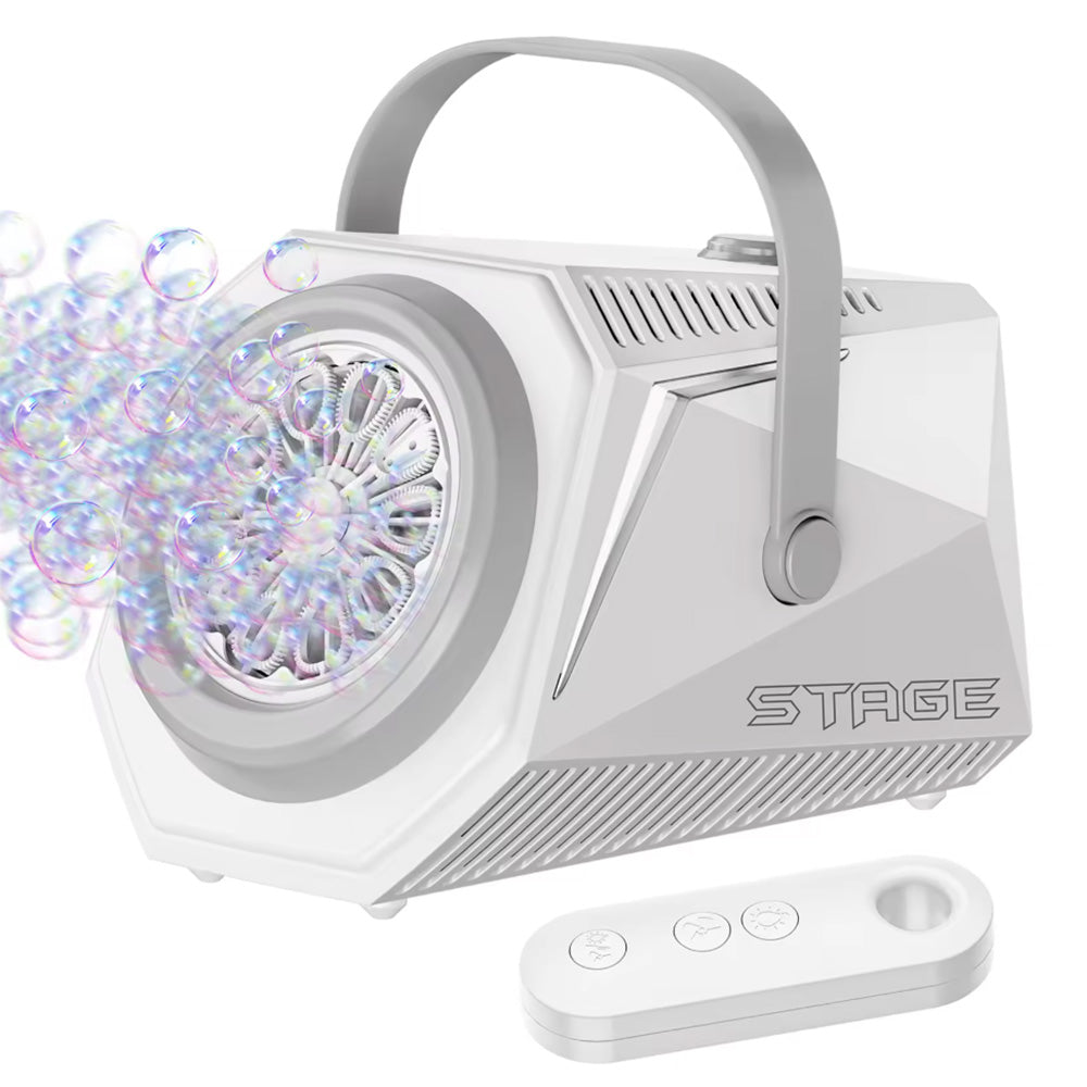 Automatic Bubble Machine Upgrade Portable Bubble Maker Blower LED Light
