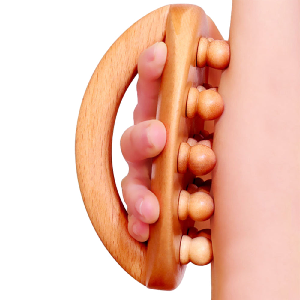 Handheld Wood Therapy Massage Brush for Cellulite Remover