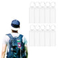 10Pcs Cruise Luggage Tags with Holder Zip Seal and Steel Loops