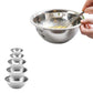 5Pcs Stainless Steel Polished Round Bowl Set