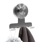 Stainless Steel Suction Cup Razor Holder Wall Mounted Bathroom Shaver Hook