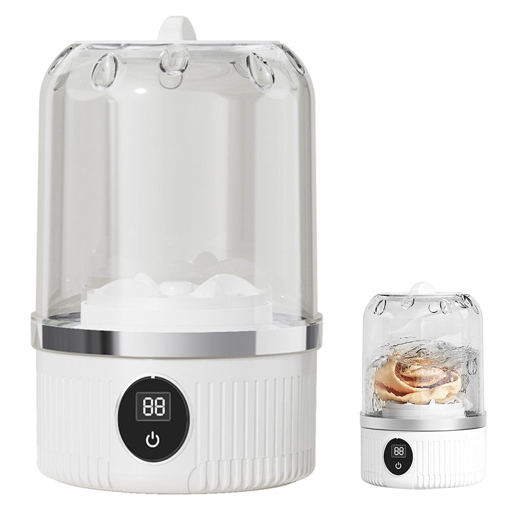 Portable Rechargeable Mini Washing Machine Small Clothes Washer for Travel Use